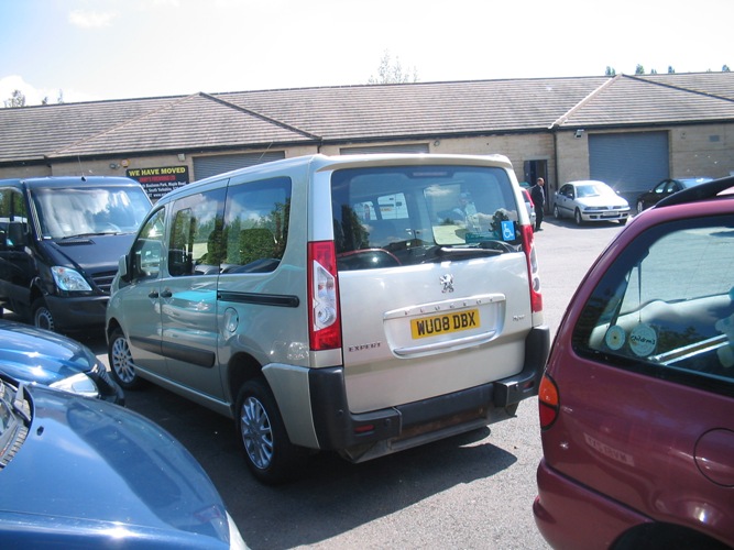 PEUGEOT EXPERT HDI 2008 WHEELCHAIR ACCESS VEHICLE